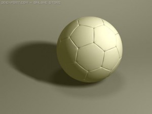 soccer ball 3D मॉडल