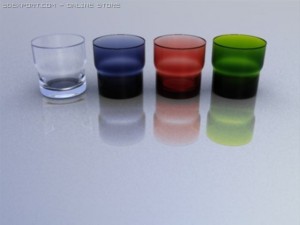glass collection 3D Model