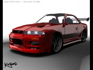 nissan skyline 3D Model