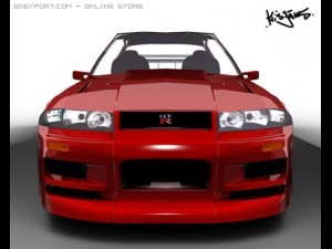 nissan skyline 3D मॉडल