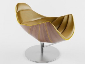 shelly armchair 3D Model