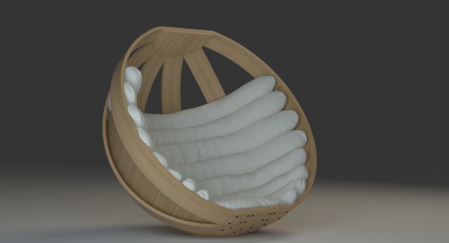 cradle chair Modelo 3D .c4d .max .obj .3ds .fbx .stl .blend 
