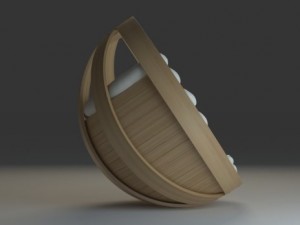 cradle chair Modelo 3D