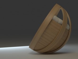 cradle chair Modelo 3D