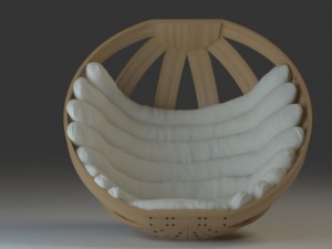 cradle chair Modelo 3D