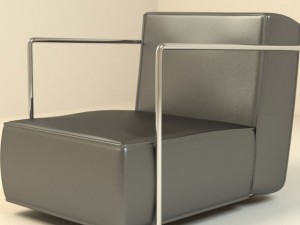 abc armchair 3D Model