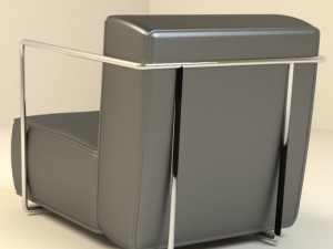 abc armchair Modello 3D