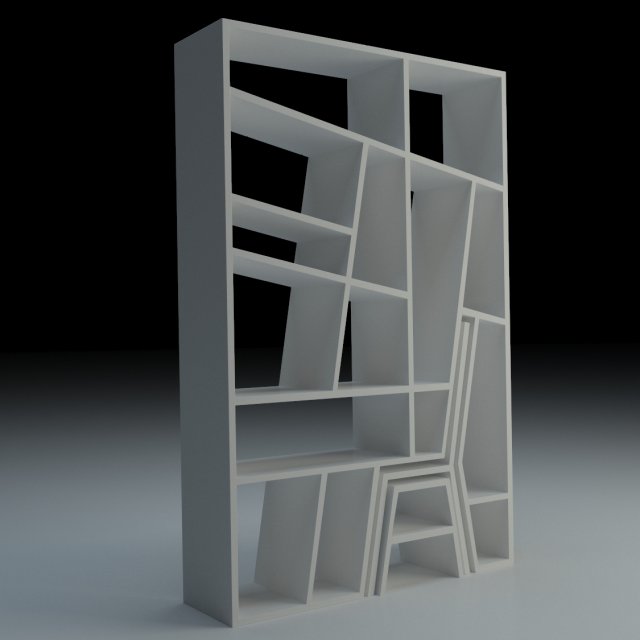 creative shelf Modelo 3D .c4d .max .obj .3ds .fbx .stl .blend 