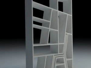 kreatives Regal 3D Modell