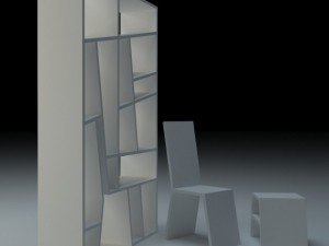creative shelf Modelo 3D