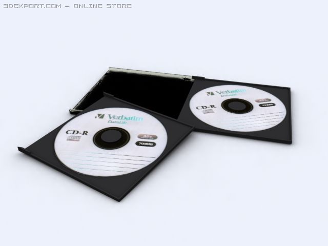 cd - slim 3D Модель .c4d .max .obj .3ds .fbx .stl .blend 