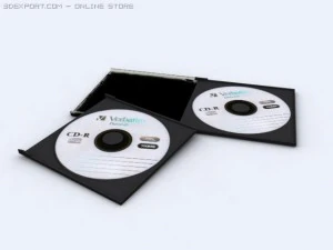 cd - sottile Modello 3D