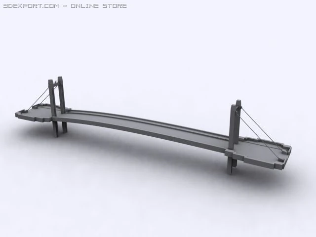 ponte Modello 3D .c4d .max .obj .3ds .fbx .stl .blend 