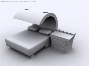 cama Modelo 3D