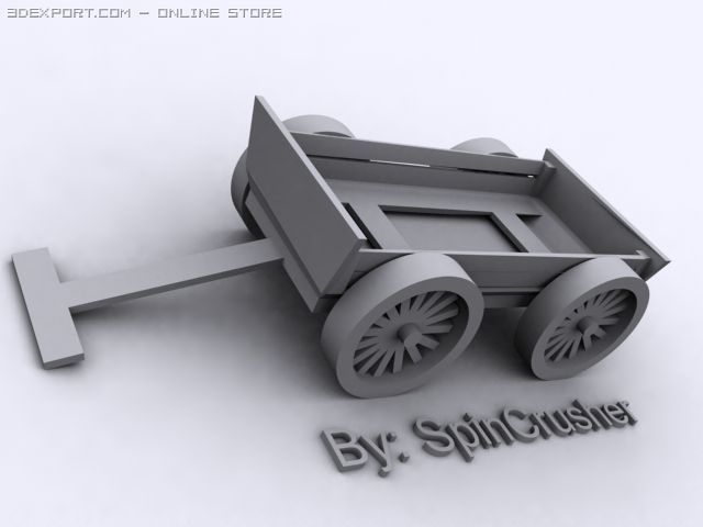 powoz Modelo 3D .c4d .max .obj .3ds .fbx .stl .blend 