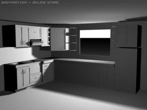 K&uuml;che 3D Modell