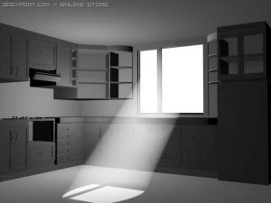 K&uuml;che 3D Modell