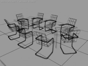 office conference 3D Model