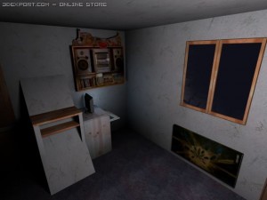 complete bedroom Modèle 3D