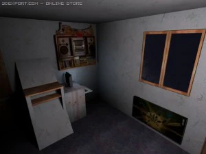complete bedroom 3D Model