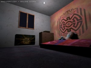 complete bedroom Modèle 3D