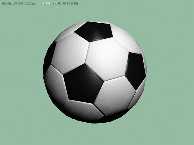 football ball(model1) 3Dモデル .c4d .max .obj .3ds .fbx .stl .blend 