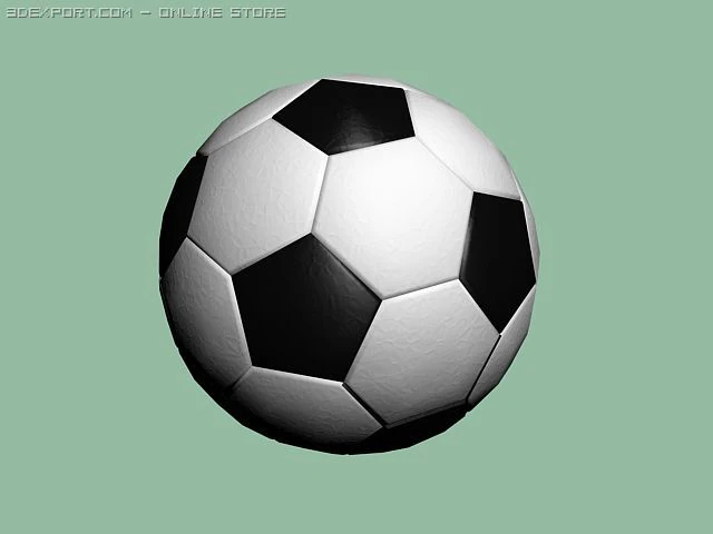 football ballmodel1 3D Model .c4d .max .obj .3ds .fbx .stl .blend 
