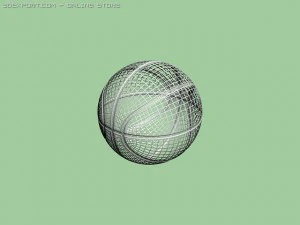 bola de basquete Modelo 3D
