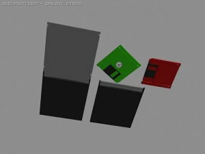 cd and floppy drive 3D Model