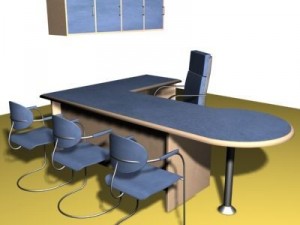 work station Modello 3D
