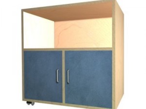 cupbord wooden Modello 3D