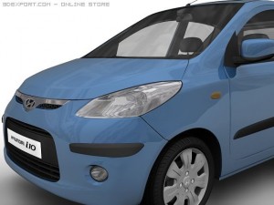 2008 hyundai i10 Modello 3D