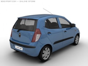 2008 hyundai i10 Modello 3D
