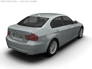 2008 bmw 3 series 3D Model