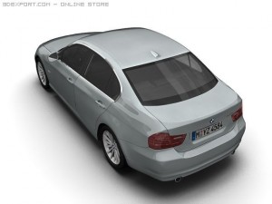 2008 bmw 3 series 3D Model