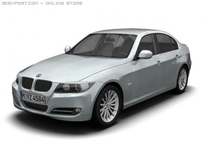 2008 bmw 3 series 3D Model