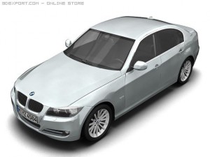 2008 bmw 3 series 3D Model