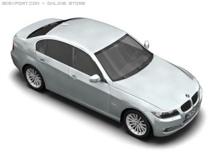 2008 bmw 3 series 3D Model