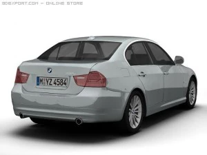 2008 bmw 3 series 3D Model