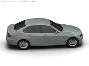 2008 bmw 3 series 3D Model