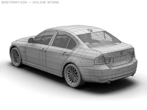 2008 bmw 3 series 3D Model