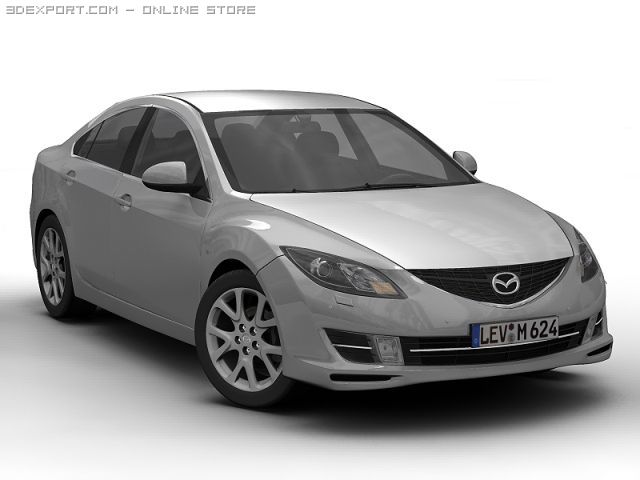 2008 mazda6 3D 모델 .c4d .max .obj .3ds .fbx .stl .blend 