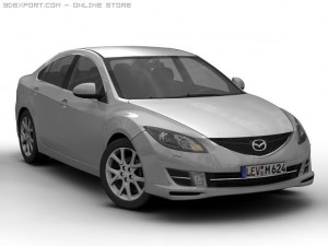 2008 mazda6 Modèle 3D