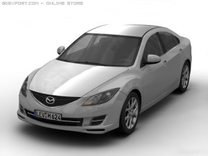 2008 mazda6 3D 모델