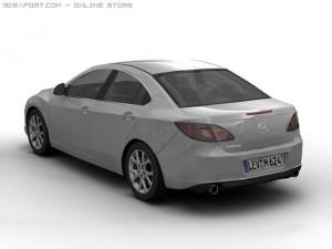 2008 mazda6 3D 모델