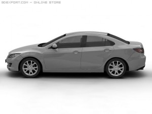 2008 mazda6 3D 모델