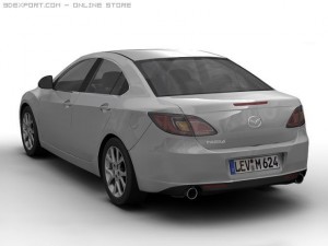 2008 mazda6 3D 모델