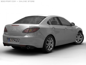 2008 mazda6 3D 모델
