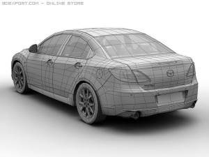 2008 mazda6 3D 모델