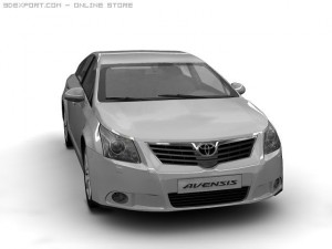 2009 toyota avensis Modelo 3D